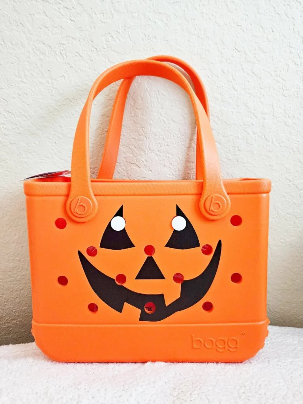 *Bogg Bag* Bitty Bogg Halloween Orange Pumpkin Tote - NEW! - FAST SHIP!